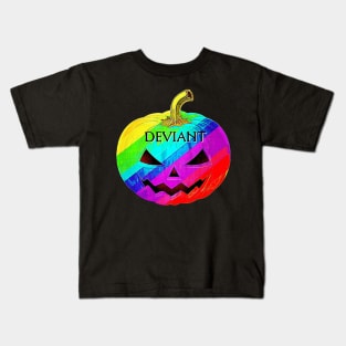 Rainbow Jack O Deviant Kids T-Shirt